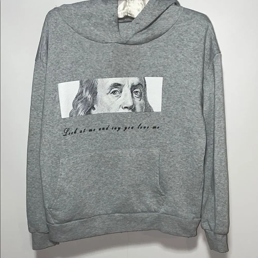 Gray Graphic Hoodie